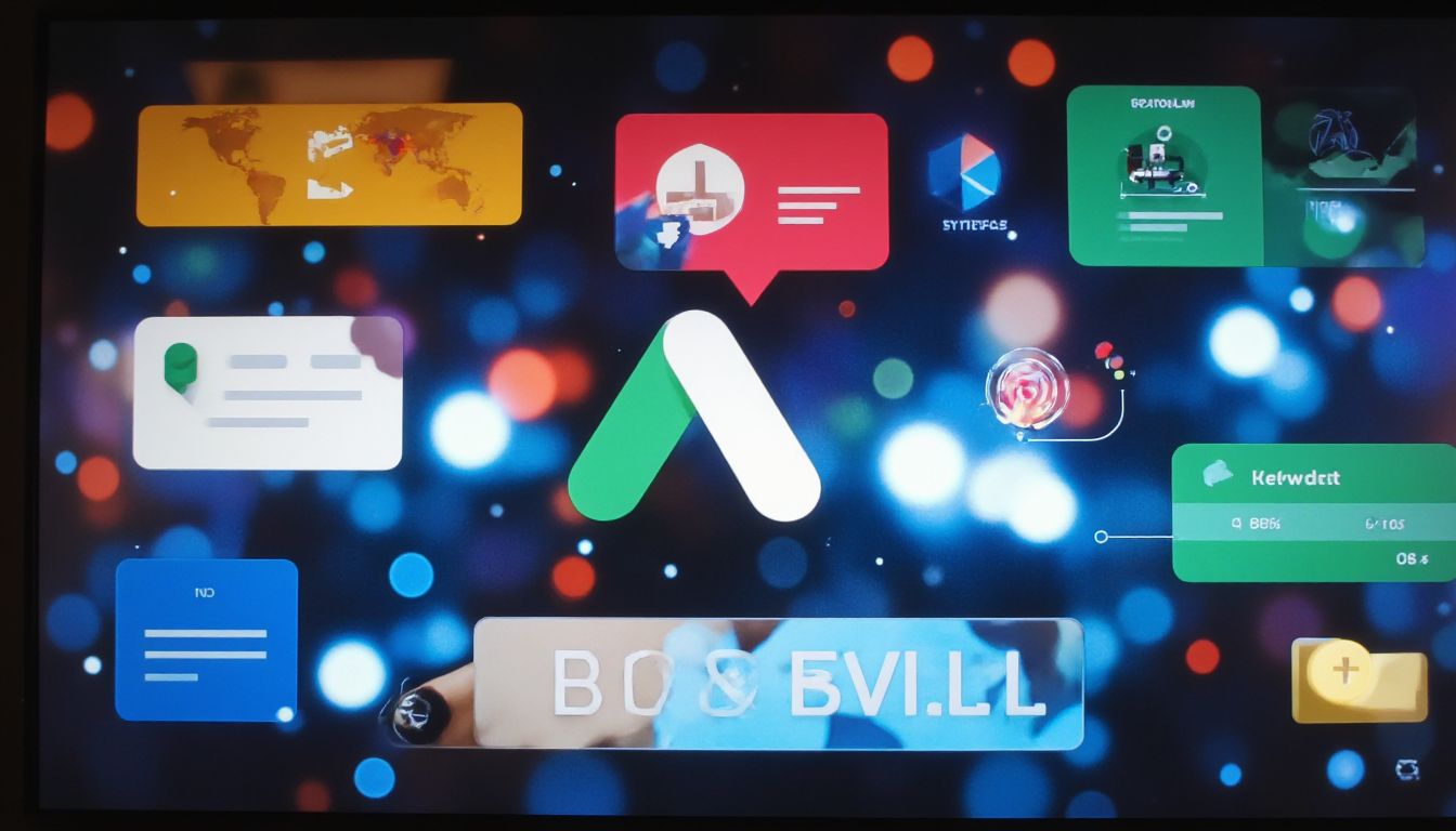 Interfaz digital colorida con íconos y gráficos, representando información interactiva en un entorno tecnológico avanzado.